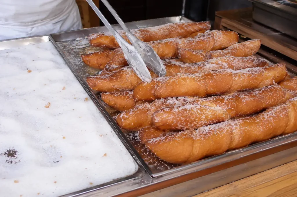 Churros con azúcar